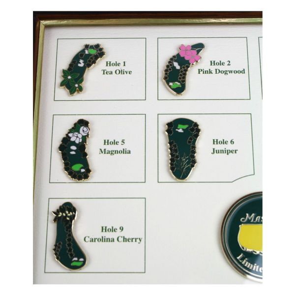 Masters 2014 Limited Edition (#51/150) Framed Pin Set - Sold Out
