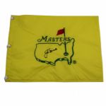 Jack Nicklaus Signed Undated Masters Embroidered Flag JSA COA