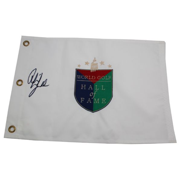 Phil Mickelson Signed Hall of Fame Embroidered Flag JSA COA