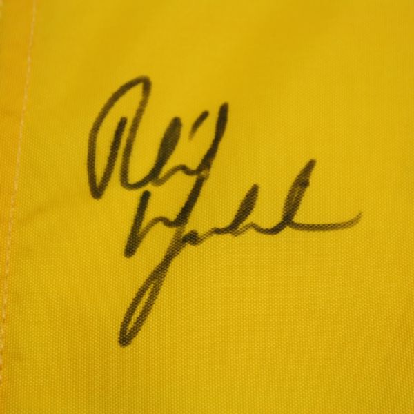 Phil Mickelson Signed 2013 Open Flag JSA COA