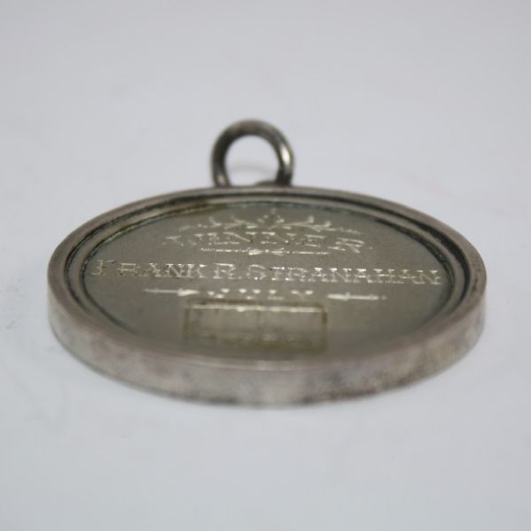 1951 Open Golf Championship First Amateur Sterling Medal - Frank Stranahan