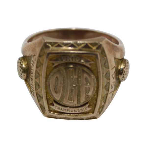 1941 OGA Junior Championship 10k Gold Ring - Frank Stranahan