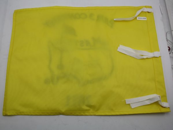 Luke Donald Signed and Inscribed 2011 Masters Embroidered Par 3 Flag JSA COA