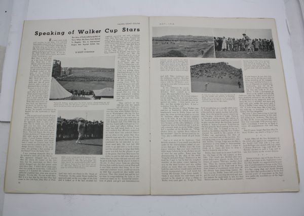 Denny Shute Cover 1930 Golfers Magazine (Jones-Walker Cup Capt.)& 1936 Pacific Coast Golfer