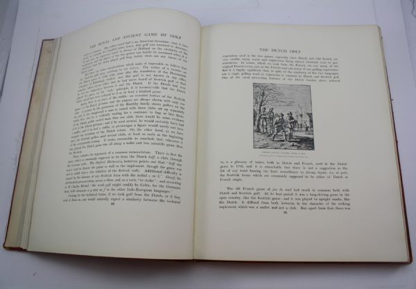 'The Royal and Ancient Game of Golf' Book #339/900 - Hilton/Smith 1912