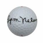 Byron Nelson Signed Golf Ball JSA COA