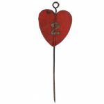 Late 1800s Heart Shaped #2 Putting Green Marker