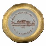 1972 PGA Championship Plate - Oakland Hills Country Club- Player Gift or Merchandise?