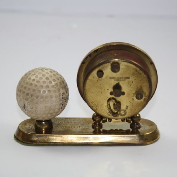 Vintage Plymouth Golf Ball and Clock - Hole-In-One Trophy