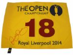 Rory McIlroy Signed 2014 Open Championship Flag - Full Signature JSA COA