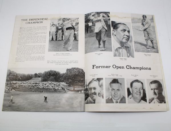 1948 U.S. Open Program - Ben Hogan's 1st Open Victory-Riviera Country Club