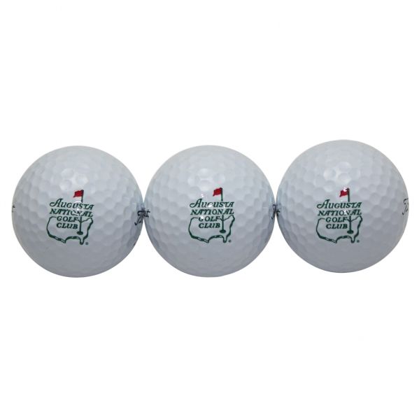 Augusta National Golf Club Member's Sleeve of Golf Balls