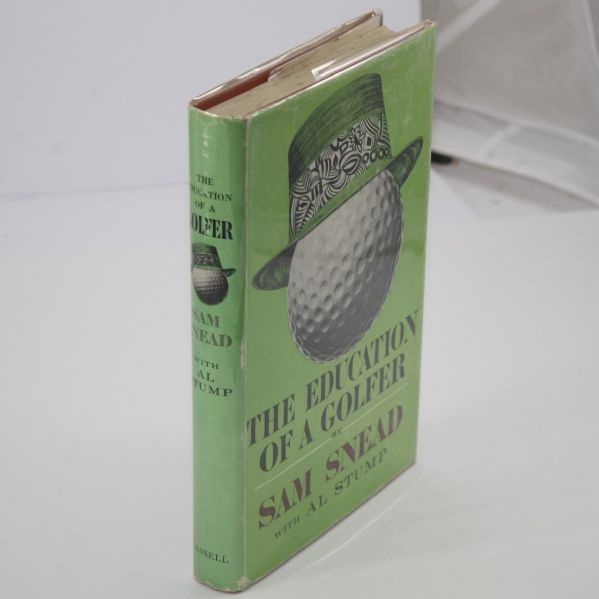 Sam Snead Signed 1962 1st Edition Book 'The Education of a Golfer' JSA COA