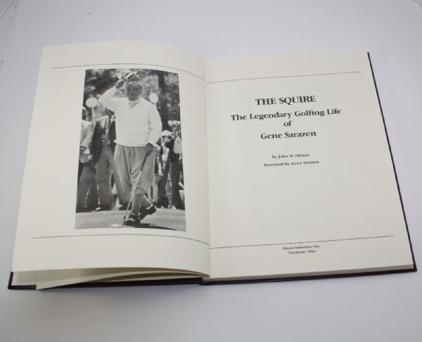 Gene Sarazen Signed Limited Edition 'The Legendary Golfing Life of Gene Sarazen' JSA COA