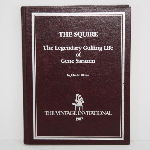 Gene Sarazen Signed Limited Edition 'The Legendary Golfing Life of Gene Sarazen' JSA COA