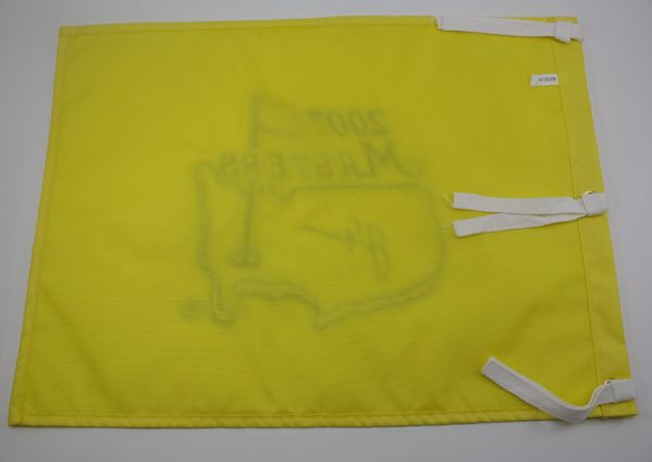 Jack Nicklaus Signed Masters 2007 Embroidered Flag JSA COA