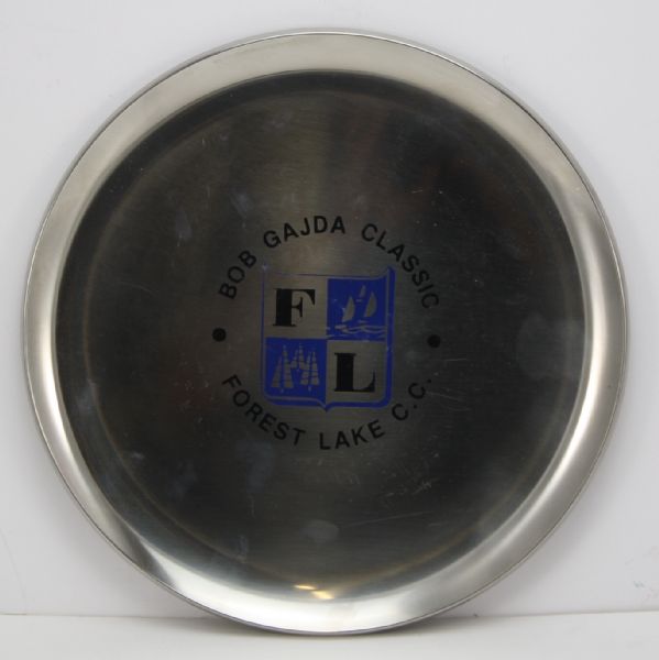 Lot of 3 Jack Fleck Items: Bob Gajda Classic Plate, 1987 Senior Championship Plate, and Celebrity Jacket
