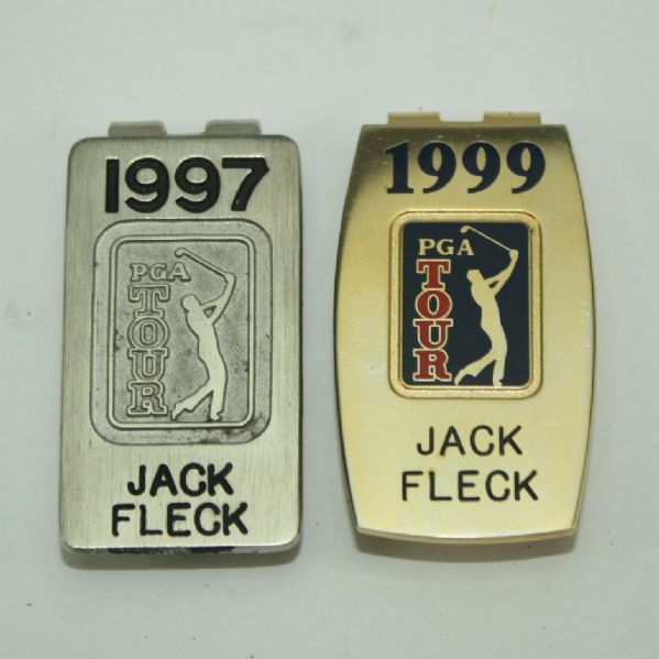 Jack Fleck's 1997 and 1999 PGA Tour Money Clips