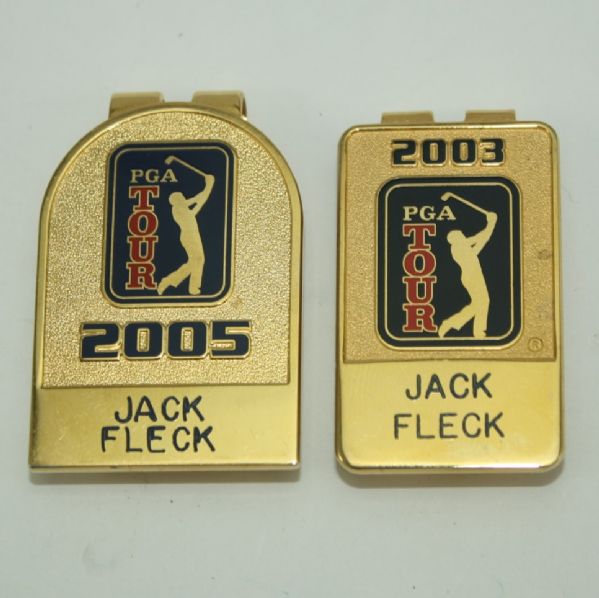 Jack Fleck's 2003 and 2005 PGA Tour Money Clips