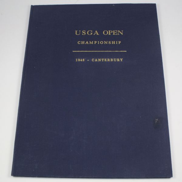 1946 U.S. Open Program - Lloyd Mangrum Victory