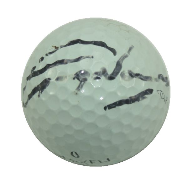 Greg Norman Signed Personal 'Shark' Stamped Match Used Golf Ball JSA COA
