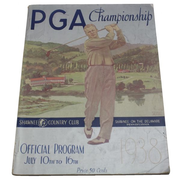 1938 PGA Championship Program - Shawnee C.C. - Paul Runyan Winner