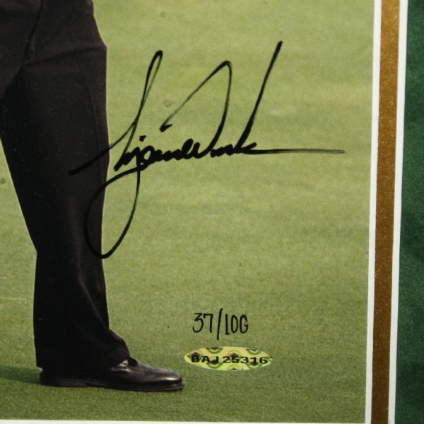 Tiger Woods 2001 Masters Tribute w/UDA Limited Edition 8x10 Framed Photo BAJ25316
