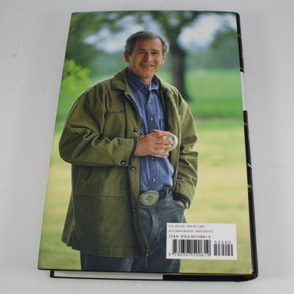 George W. Bush Signed Book 'Decision Points' - 1st Edition - Dust Jacket JSA COA