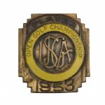 1953 U.S. Open Contestant Badge - Ben Hogan Victory
