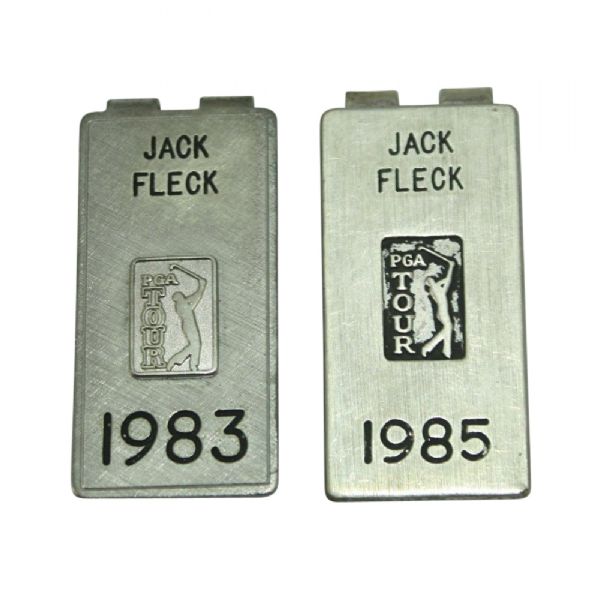 Jack Fleck's 1983 and 1985 PGA Tour Money Clips