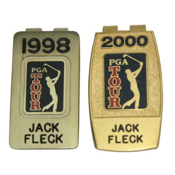 Jack Fleck's 1998 and 2000 PGA Tour Money Clips