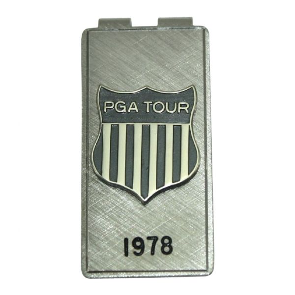 Jack Fleck's 1978 PGA Tour Sterling Silver Money Clip 