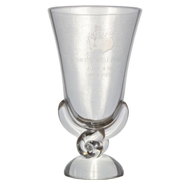 Jack Fleck's 1962 Masters Low Score Crystal Vass Trophy - April 8, 1962