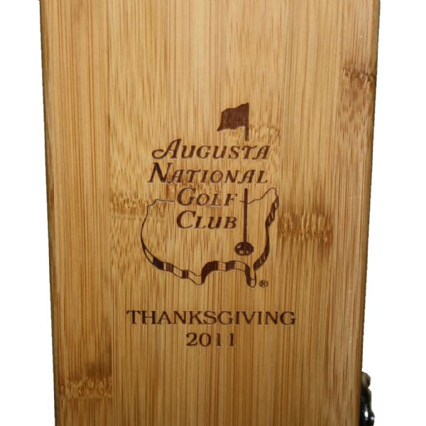 Augusta National Golf Club Member Gift - Wine Box - 2011 Thanksgiving