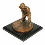 Balfour Putter Boy Bronze Sundial Statue