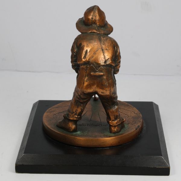 Balfour Putter Boy Bronze Sundial Statue