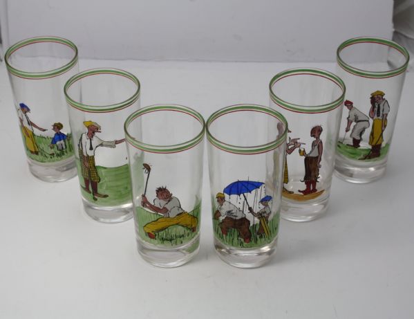 Set of Six 10oz Vintage Highball Glasses - Perfect Condition