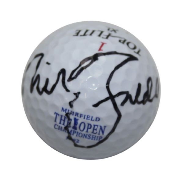 Nick Faldo Signed 2012 OPEN Championship Muirfield Logo Golf Ball JSA COA