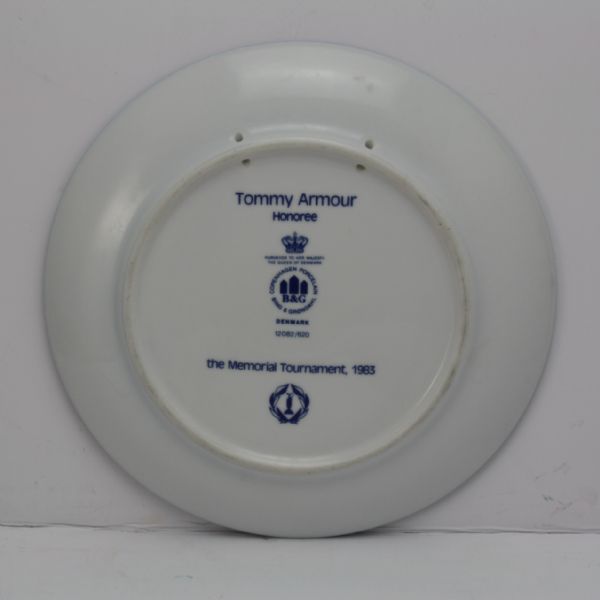 1983 Memorial Tournament Tommy Armour Plate - Players Gift
