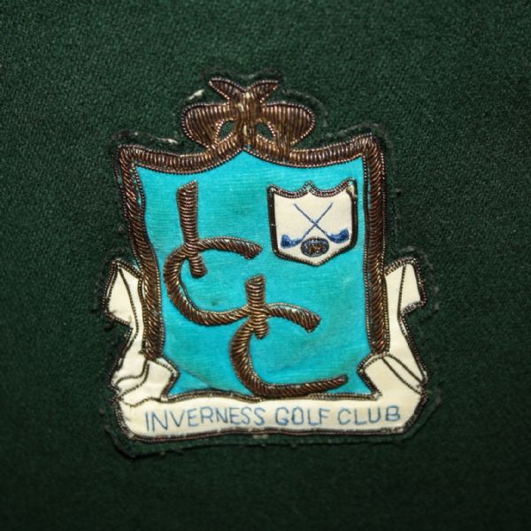 1950's Inverness Golf Club Member's Green Blazer