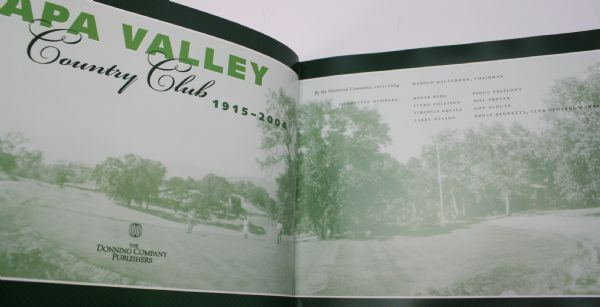 2004 Napa Valley Country Club Member Book