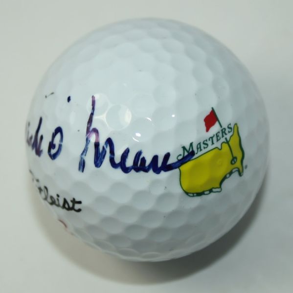 Mark O'Meara Signed Masters Golf Ball JSA COA
