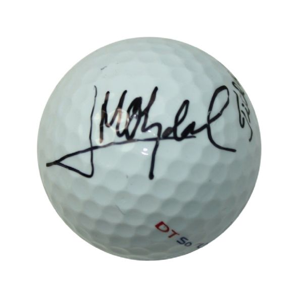 Jose Maria Olazabal Signed Masters Logo Golf Ball JSA COA