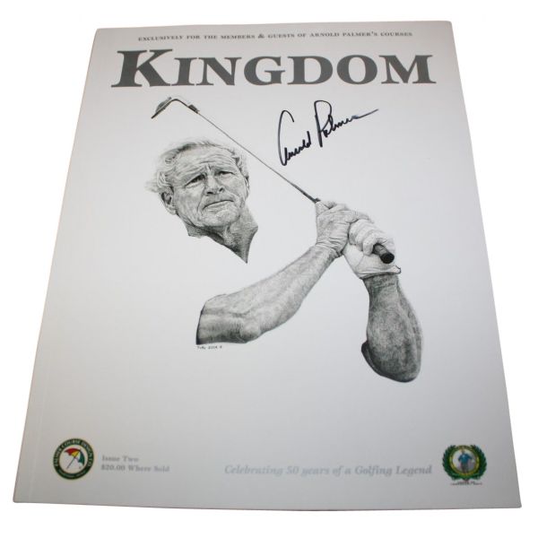 Arnold Palmer Signed 'Kingdom' Magazine JSA COA