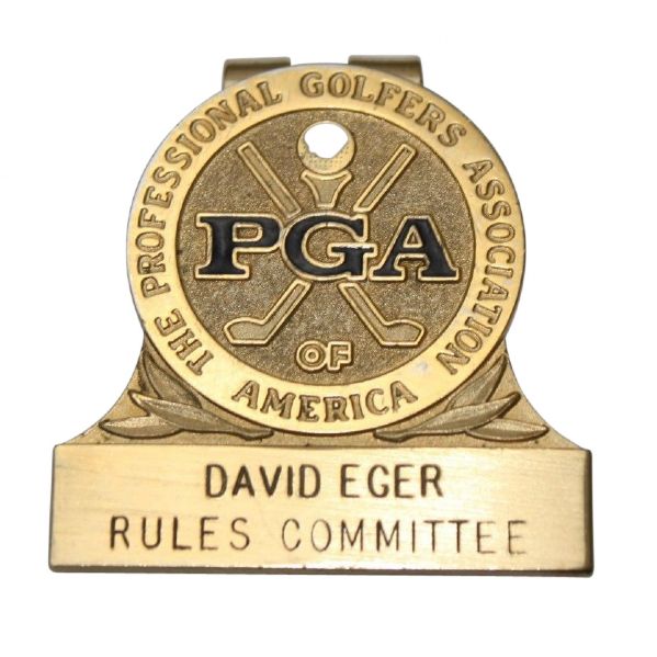 PGA Rules Committee Money Clip - David Eger (Calls Violation on Tiger 2013 Masters)