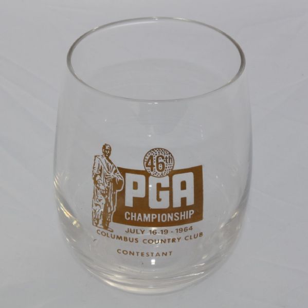 1964 PGA Championship Contestant Glass