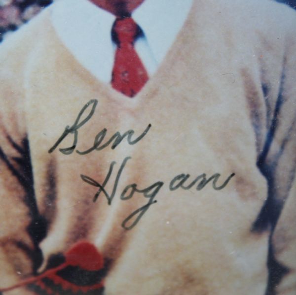 Ben Hogan Signed 4x6 Photo JSA COA