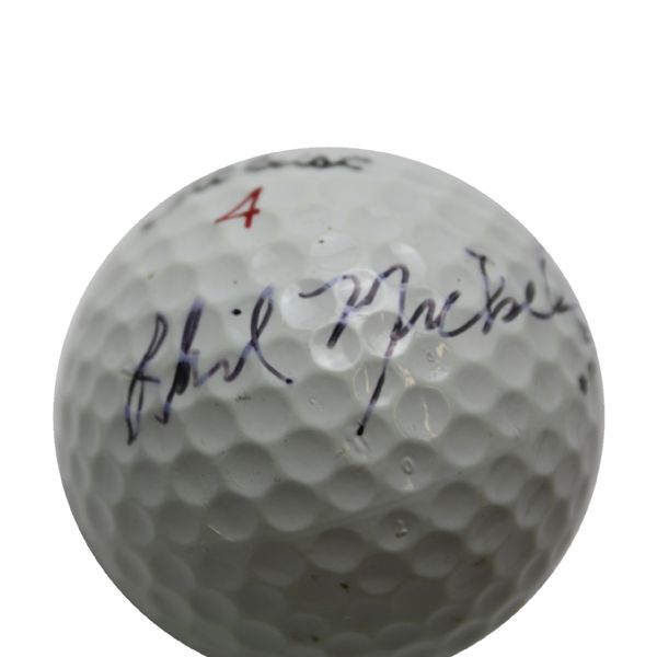 Phil Mickelson Signed ASU Logo Golf Ball - From Caddy Hall of Famer-JSA Full Letter #Y31810