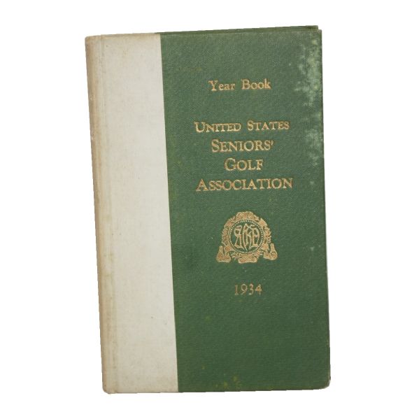 1934 United States Seniors Golf Association Year Book