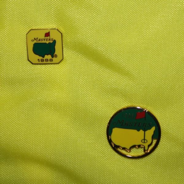 1998 Masters Miscellaneaous Lot of Items - Flag, Badge, Pins, etc.